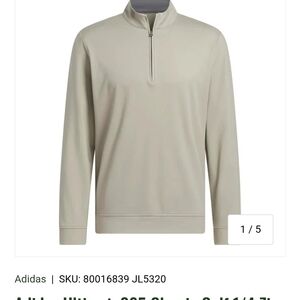 Adidas Men's Lightweight Jacket in Light Gray